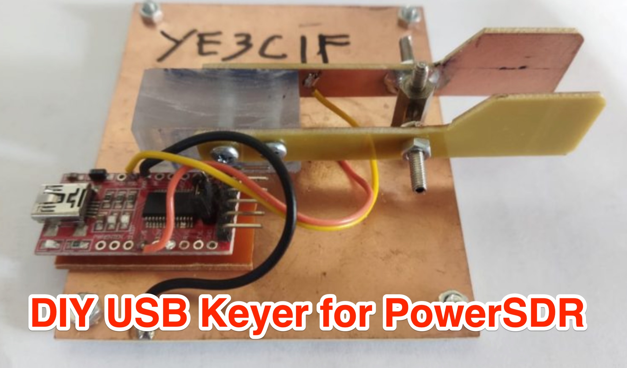 DIY USB Keyer for PowerSDR - Step-by-step Guide
