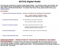 KK7UQ -  Digital Radio
