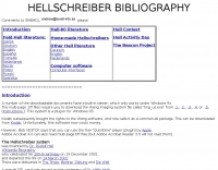Hellschreiber Bibliography