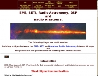 EME, SETI, Radio Astronomy and HAMs