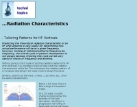 Snapshot of Radiation Characteristics showing the key part of the resource