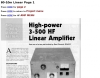 80-10m Linear Amplifier