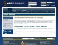 ARRL Contest results database