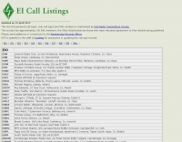 EI Call list