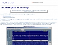 137.7kHz QRSS on one chip