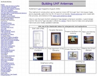 Building UHF Antennas