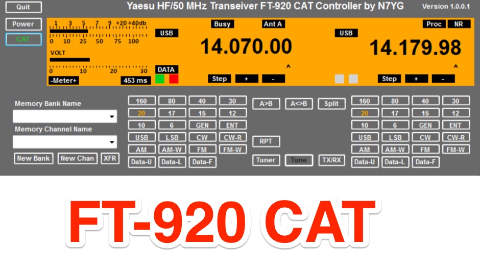 FT-920 CAT Controller Software