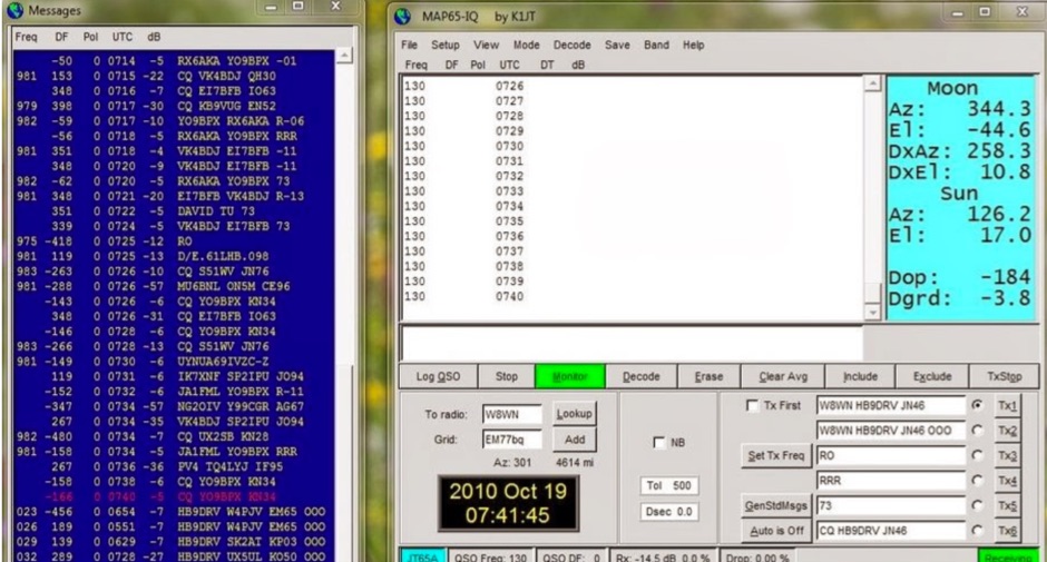 Snapshot of WSJT vs CW showing the key part of the resource