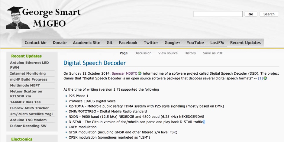 Digital Speech Decoder