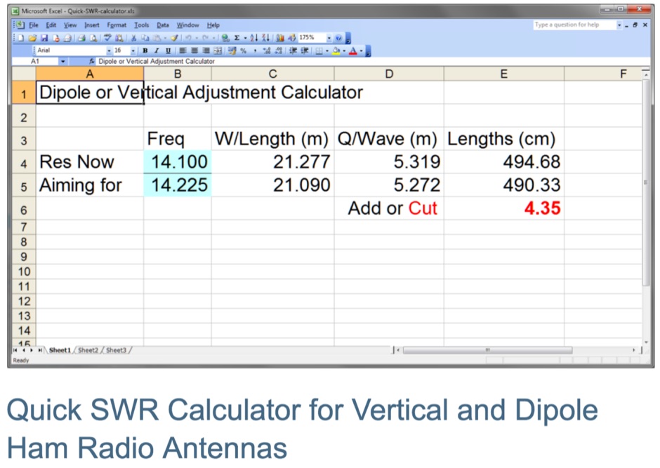 Quick antenna length calculator - Resource Detail - The 