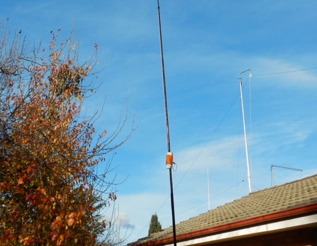 40m center loaded vertical antenna