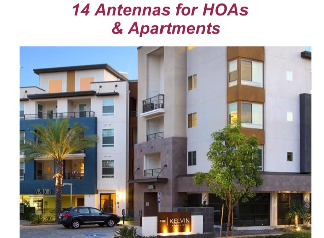 Antennas for HOAs and Apartments