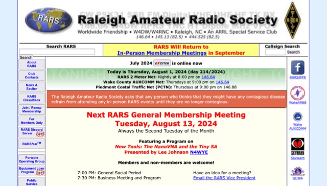 Raleigh Amateur Radio Society