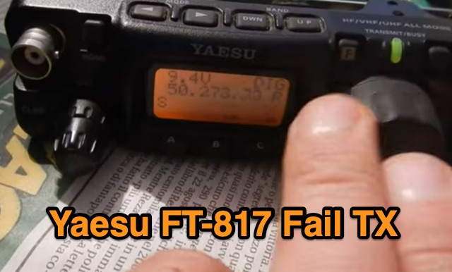 Snapshot of Repairing Yaesu FT-817 Fail TX on 144 MHz showing the key part of the resource