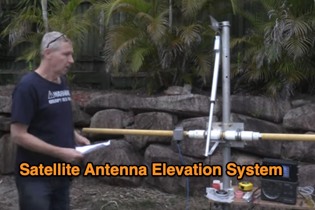 Homebrew Satellite Antenna Elevation System