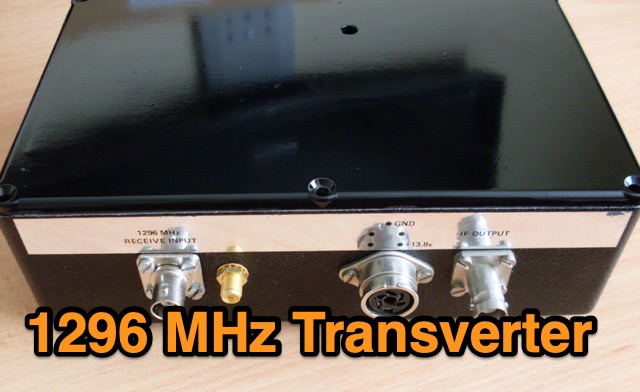 Snapshot of 23cm transverter showing the key part of the resource