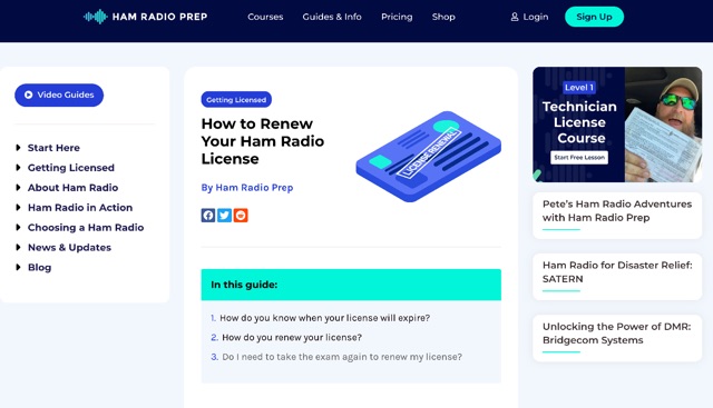 How to Renew Your US Ham Radio License