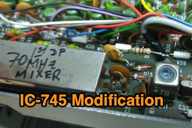 Modifications to the IC-745 for the Digital Modes