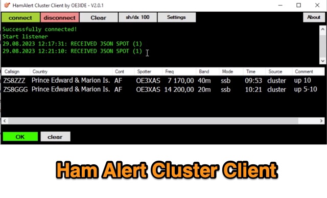 HamAlert Cluster Client