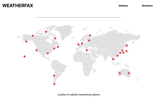 WeatherFax Stations