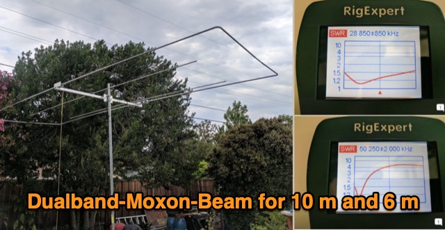 Dualband-Moxon-Beam for 10 m and 6 m