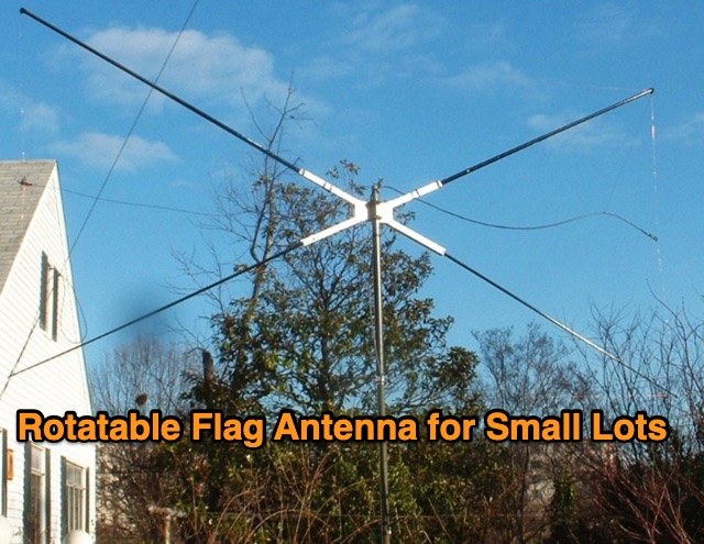 Snapshot of Building a Rotatable Flag Antenna for Small Lots showing the key part of the resource