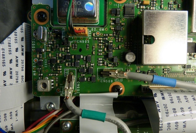 Snapshot of Intermittent receiver issues in the TS-590s showing the key part of the resource