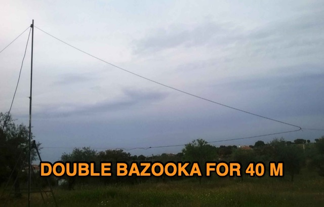 Snapshot of Dipole Bazooka Antenna for 40 meters showing the key part of the resource