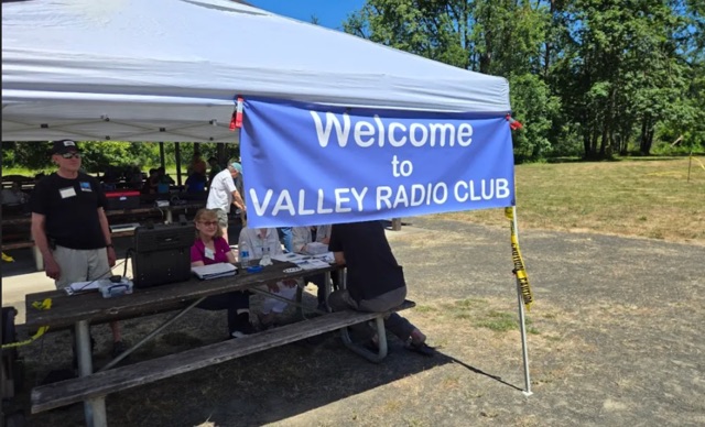 Snapshot of W7PXL Valley Radio Club  showing the key part of the resource