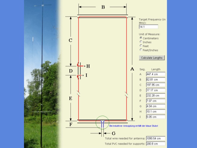 Snapshot of C-Pole Antenna Project showing the key part of the resource