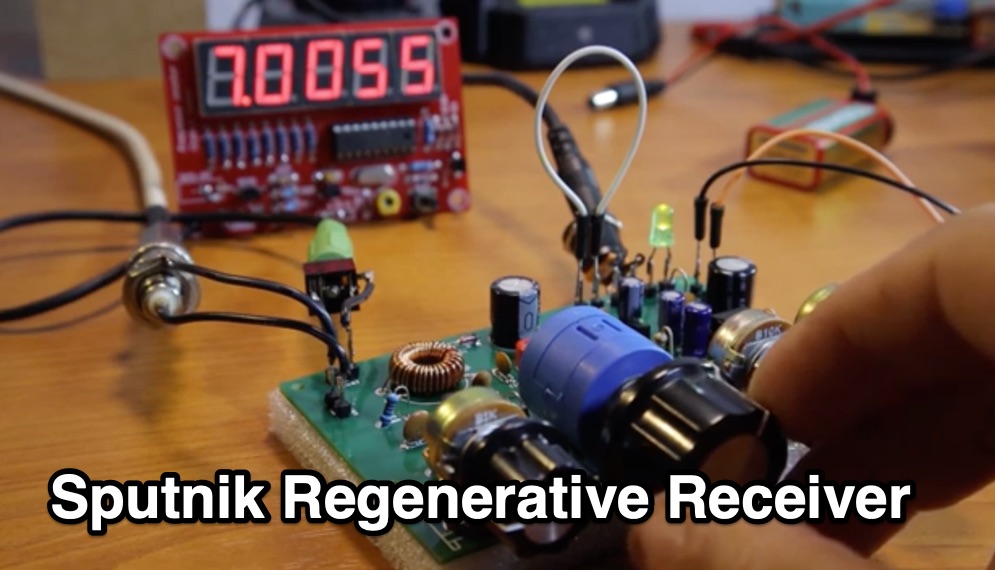 Snapshot of Sputnik Regenerative Receiver: Homebrew Radio showing the key part of the resource