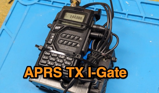 Snapshot of APRS TX I-Gate with APRX and the Universal Radio Controller showing the key part of the resource