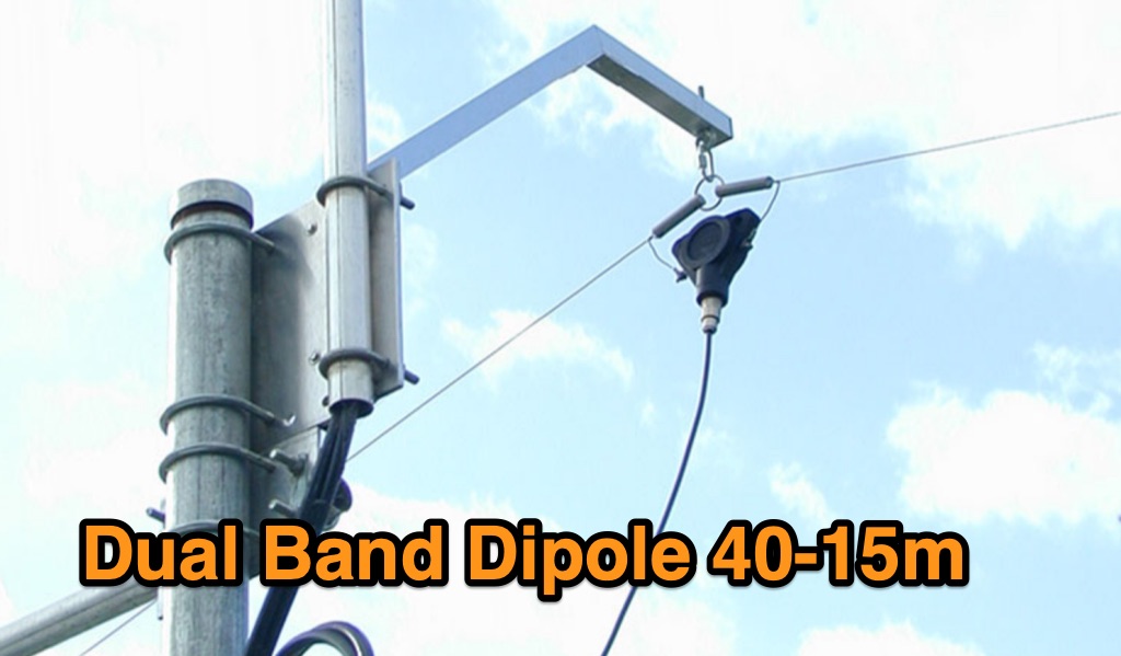 Snapshot of Dual Band dipole for 40 and 15 meters showing the key part of the resource