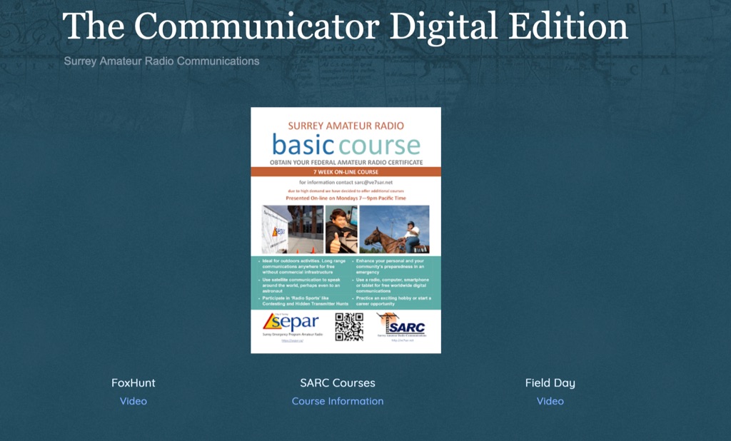 Snapshot of The Communicator Digital Edition showing the key part of the resource