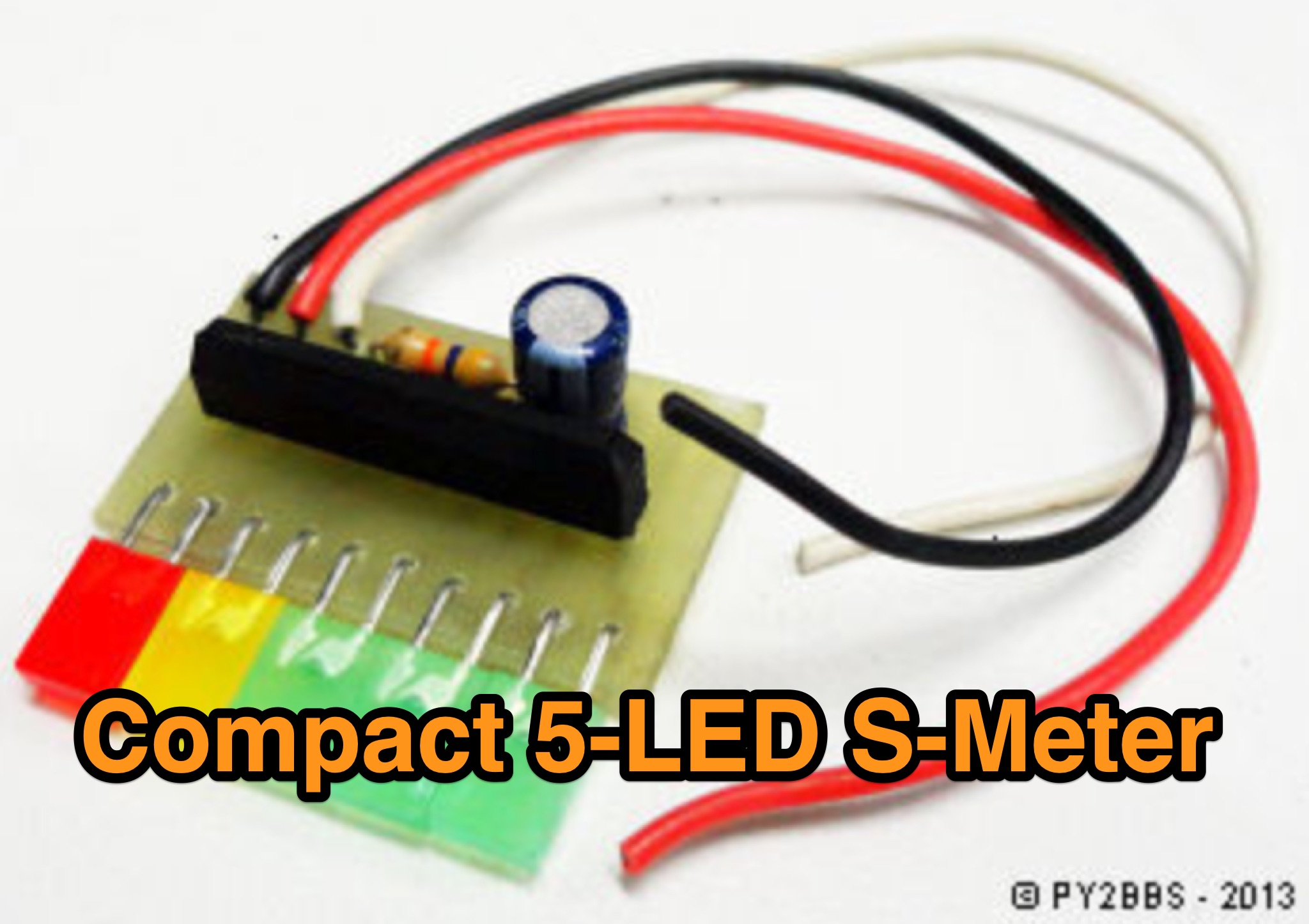 Snapshot of Compact 5-LED S-Meter with Calibration showing the key part of the resource