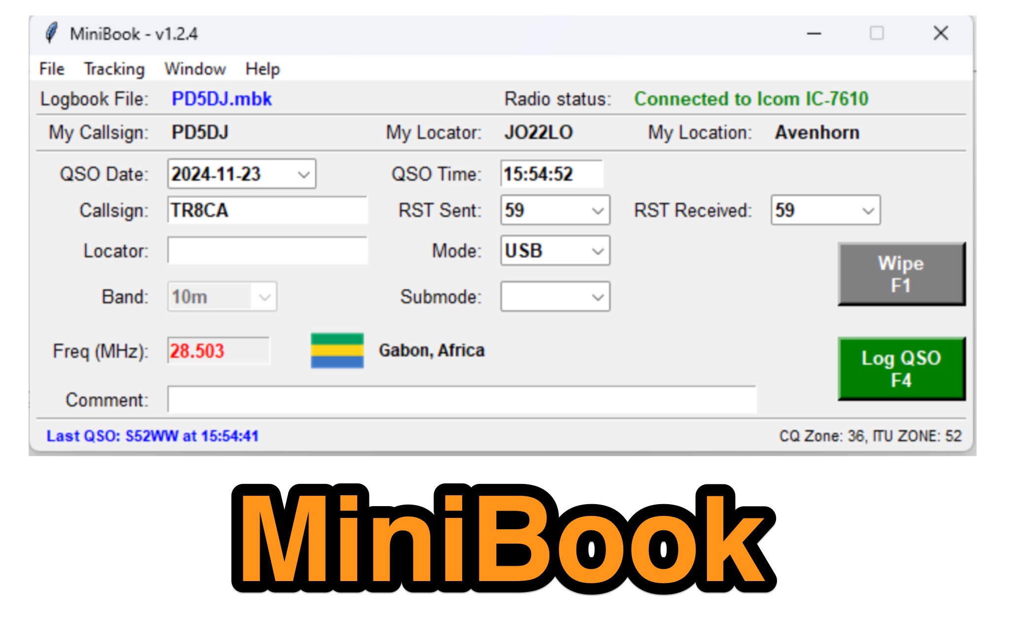 Snapshot of MiniBook showing the key part of the resource