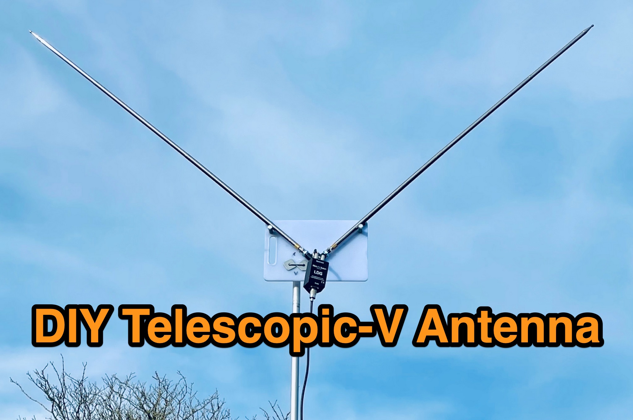 Snapshot of DIY Telescopic-V Antenna showing the key part of the resource