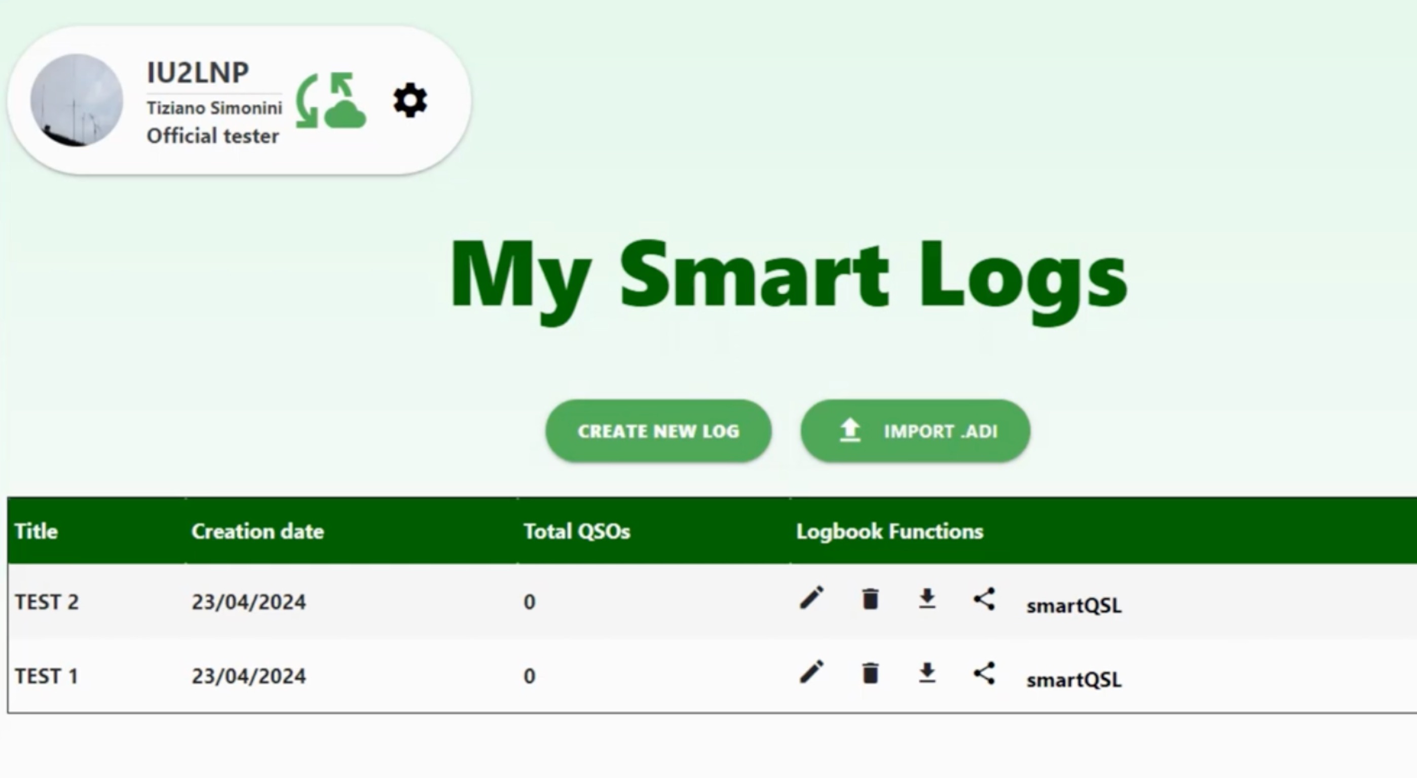 Snapshot of Smart Logger showing the key part of the resource