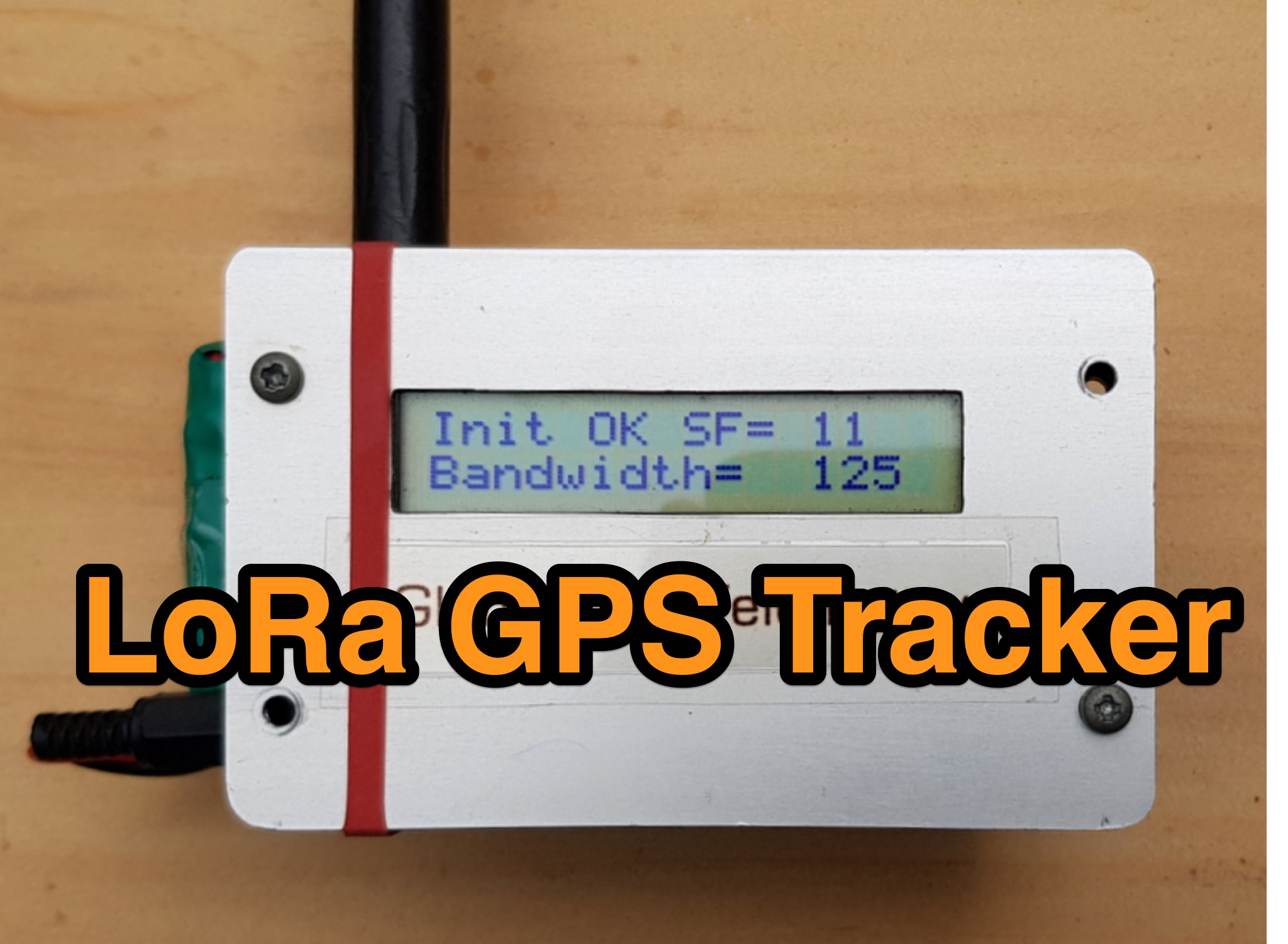 Snapshot of LoRa GPS Tracker Project showing the key part of the resource