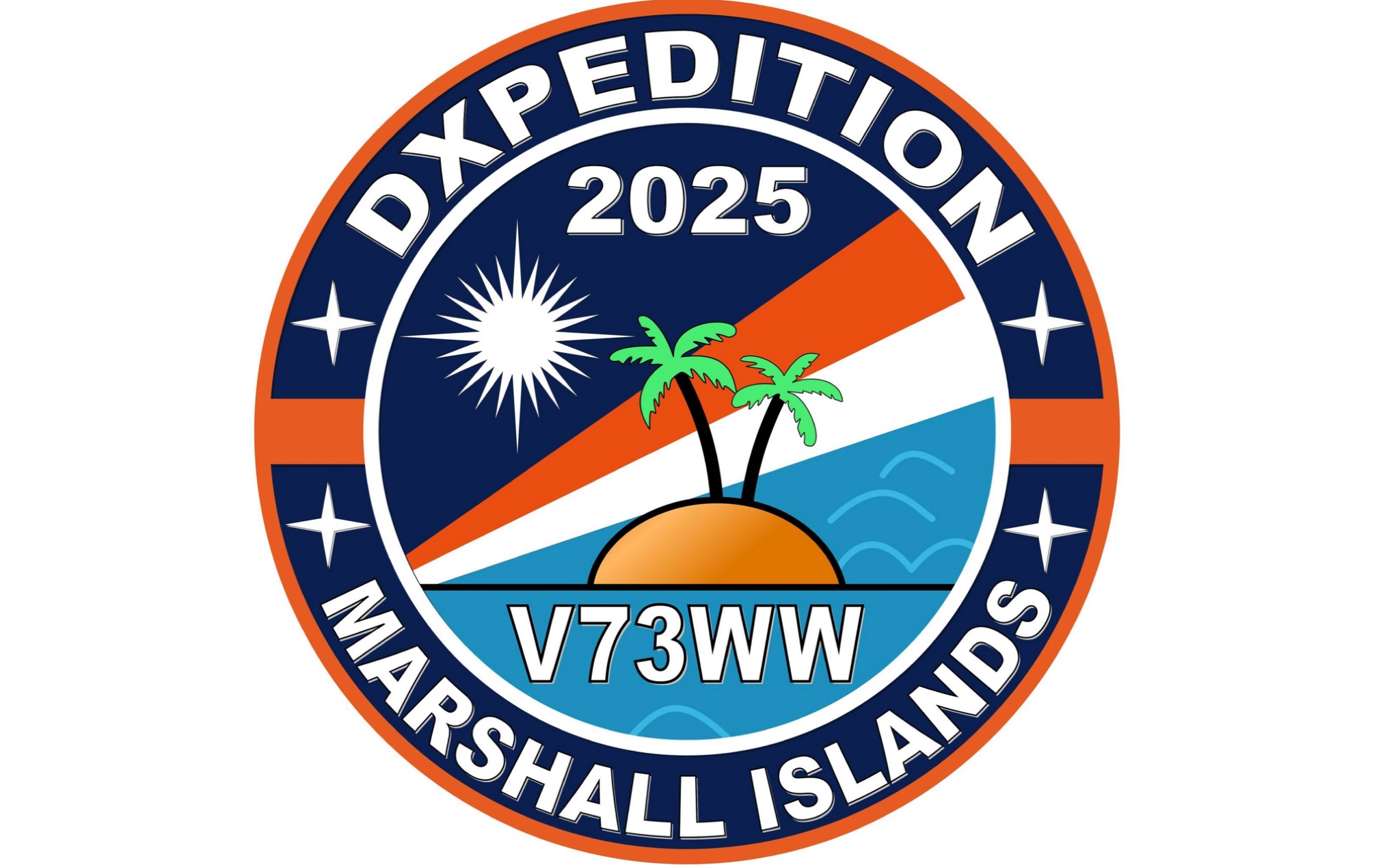 Snapshot of V73WW Marshall DXPedition showing the key part of the resource