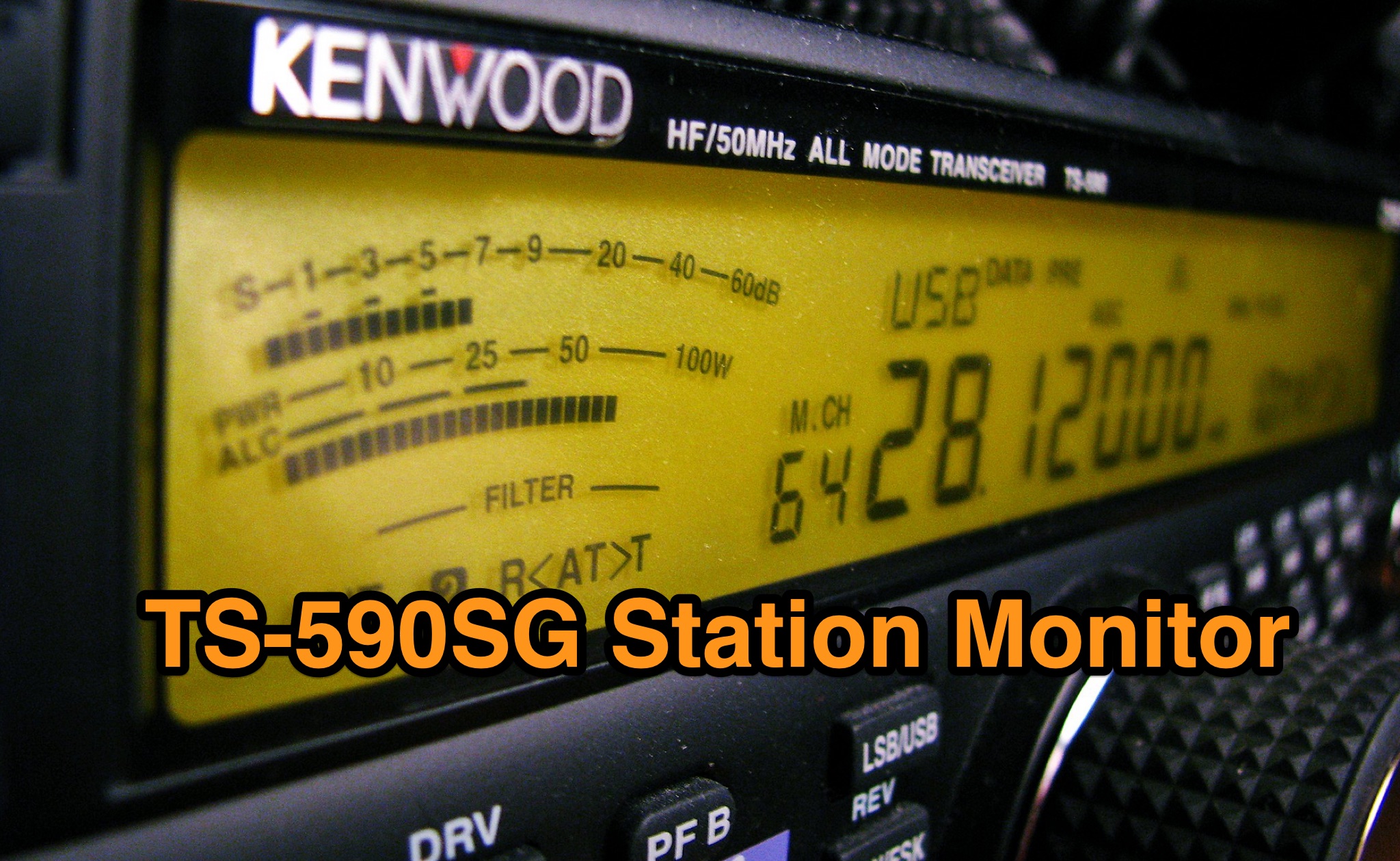 Snapshot of TS-590SG Station Monitor showing the key part of the resource