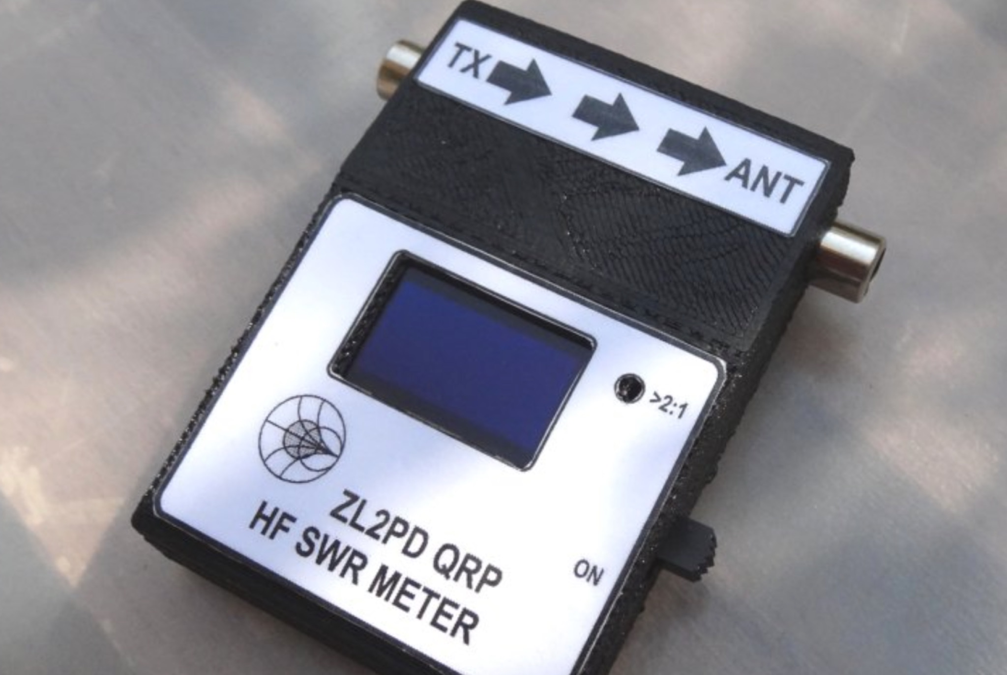 Snapshot of Compact QRP SWR Meter with OLED Display  showing the key part of the resource