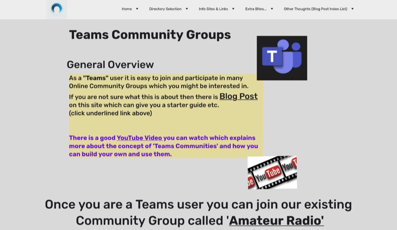 Amateur Radio Community in Microsoft Teams