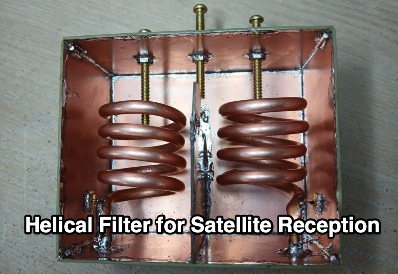 Helical Filter for Satellite Reception