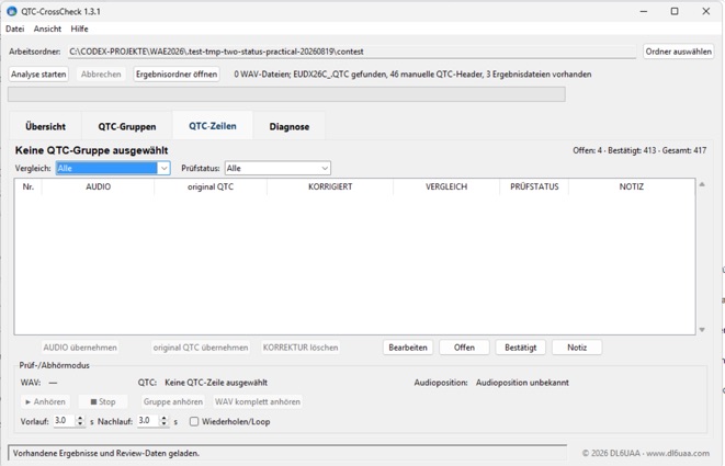 WAEDC QTC CrossCheck for Windows