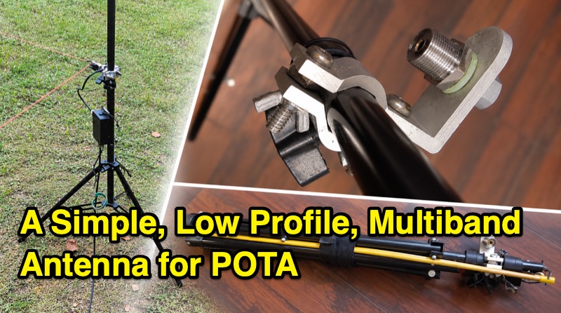 A Simple, Low Profile, Multiband Antenna for POTA
