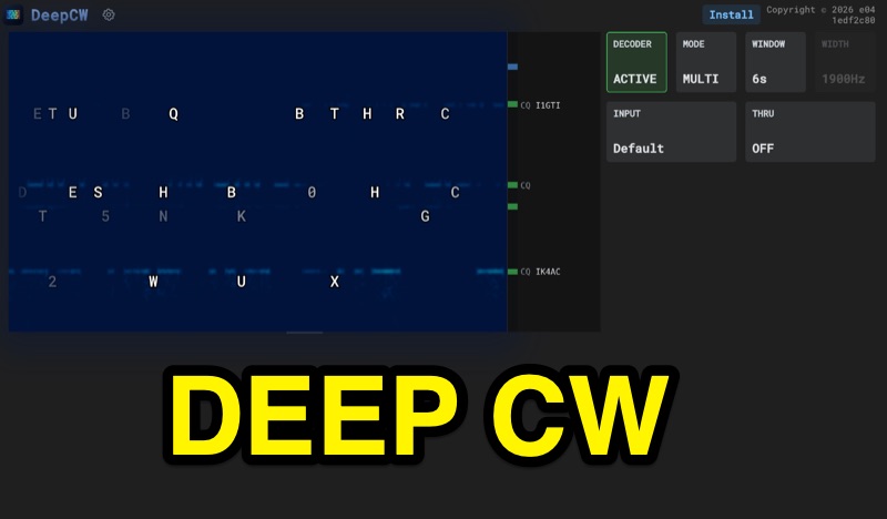 DeepCW: Real-time Neural Network Morse Code Decoder