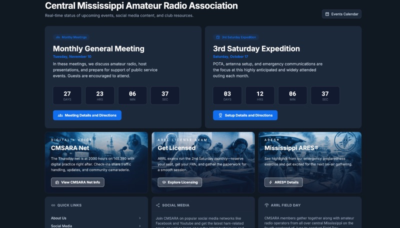 Central Mississippi Amateur Radio Association