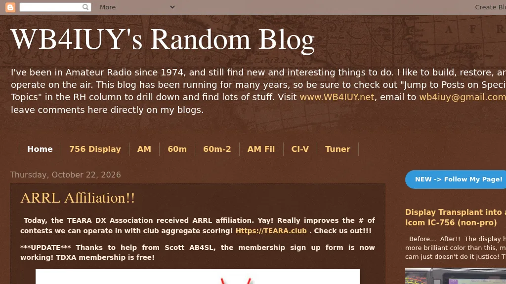 WB4IUY's Random Blog
