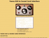 Yaesu 920 & SoundCard